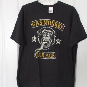 Gas Monkey Garage Black Cotton T-Shirt NWT - Size XL